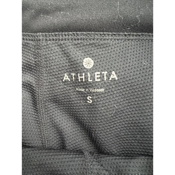 ATHLETA Pleated Skirt Skort Tennis Golf Black Women’s Small Excellent Shorts - Picture 4 of 6